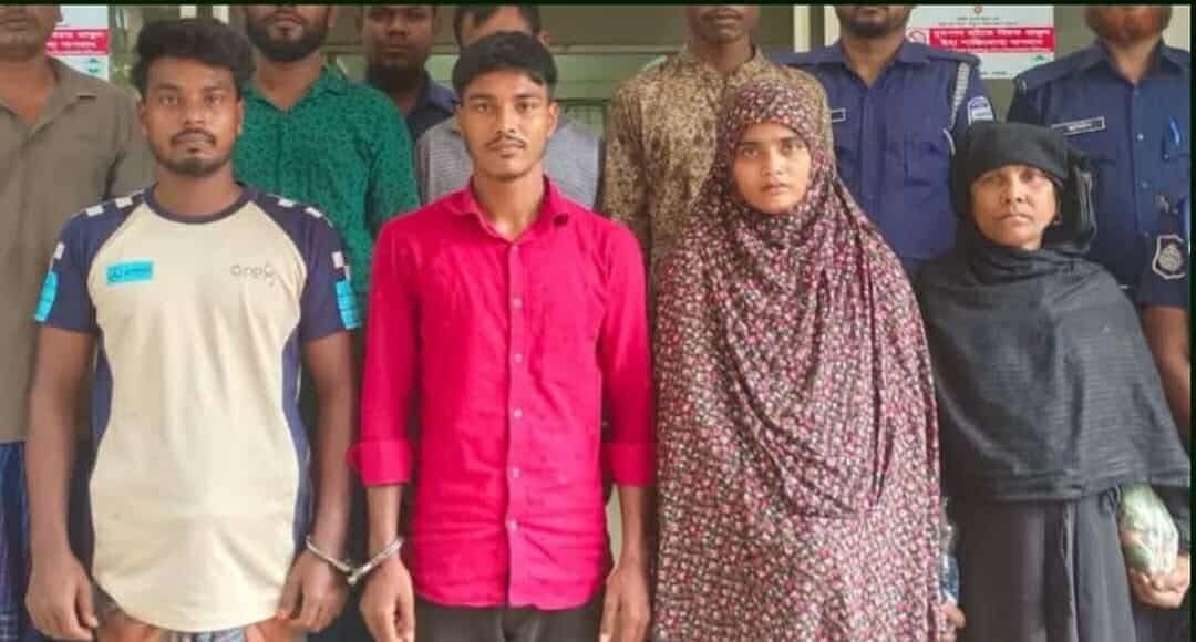 নালিতাবাড়ীতে সুদের টাকা পরিশোধ না করায় বাড়ীঘর ভাংচুর ও লুটপাটের দায়ে গ্রেপ্তার-৪