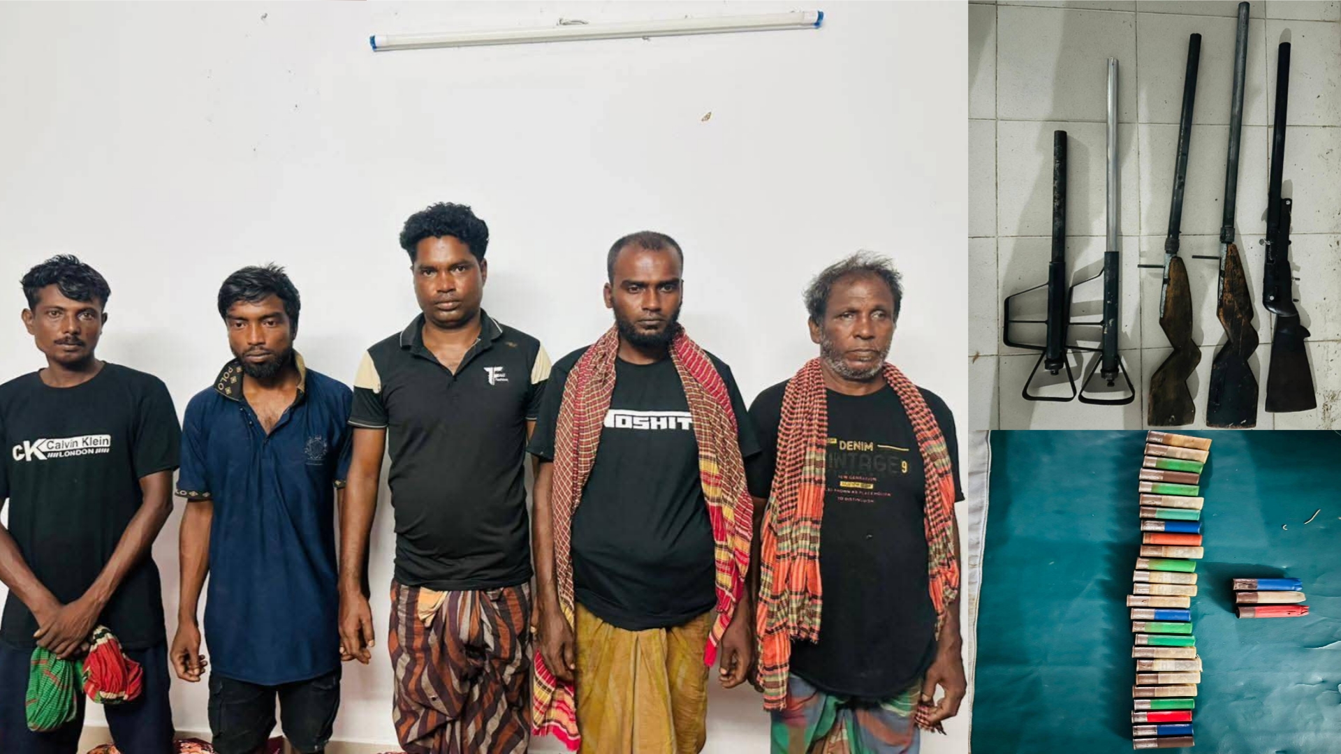 সুন্দরবনের জলদস্যু (ডাকাত) সুমন বাহিনীর আত্মসমার্পণ